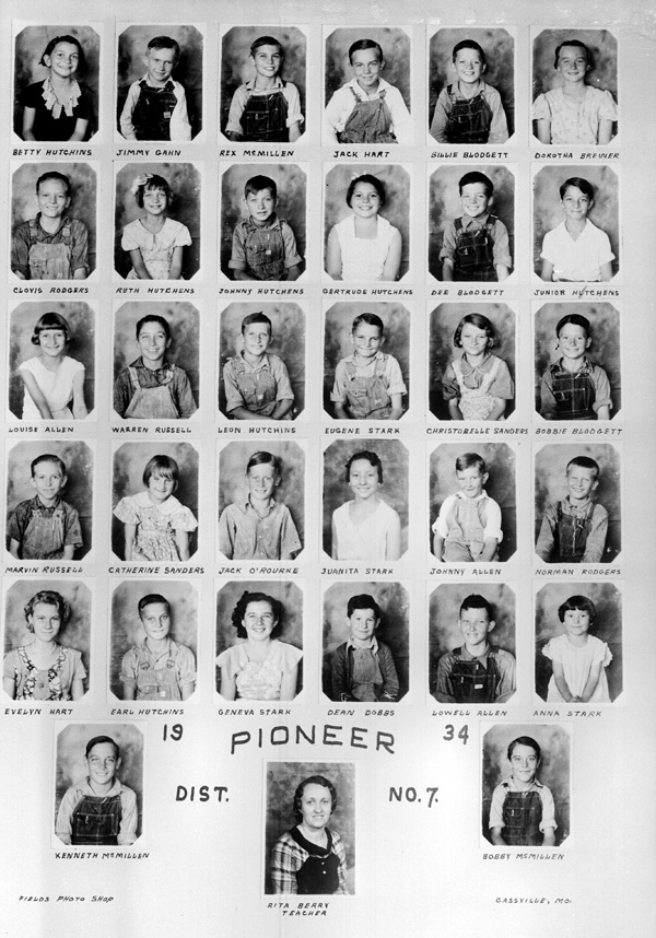 Pioneer School 1934